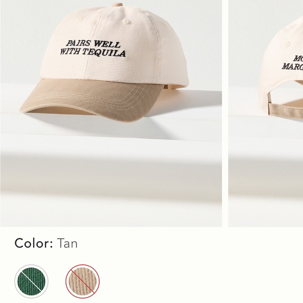 Tan and Cream Baseball Cap (SOLD OUT ONLINE)